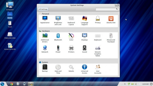 Les réglages de votre système sous Zorin 6.1