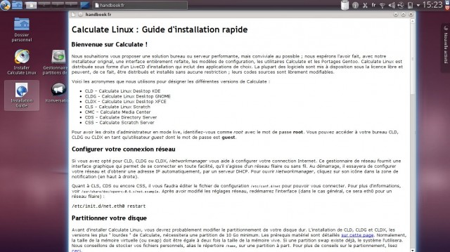 Calculate Linux le guide d'installation en français