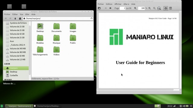 Manjaro guide de l'utilisateur