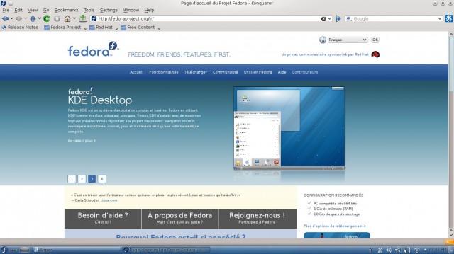 Fedora 18 le site