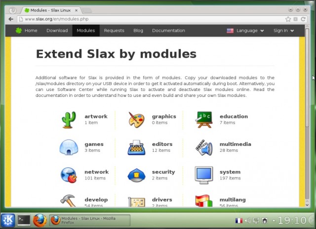 Slax modules