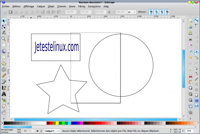 Inkscape les outils