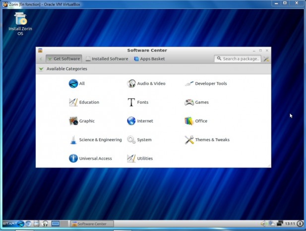 Zorin os installer des logiciels