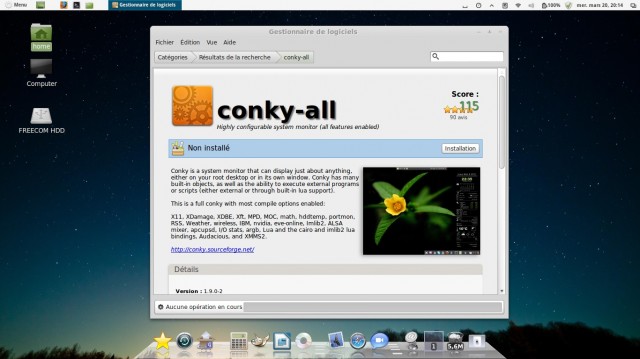 Installation de Conky