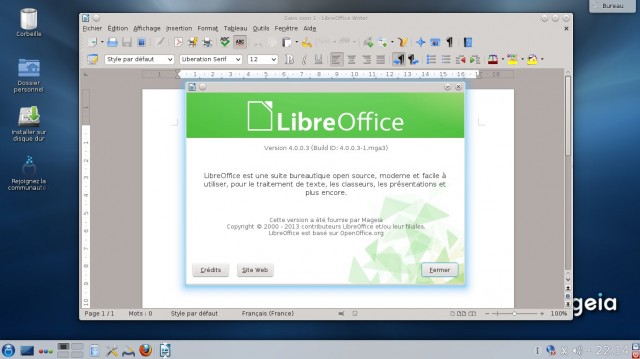 Mageia LibreOffice