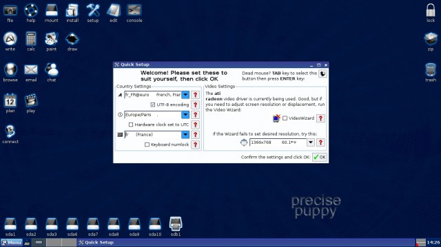 Puppy Linux 5.5 Precise Edition