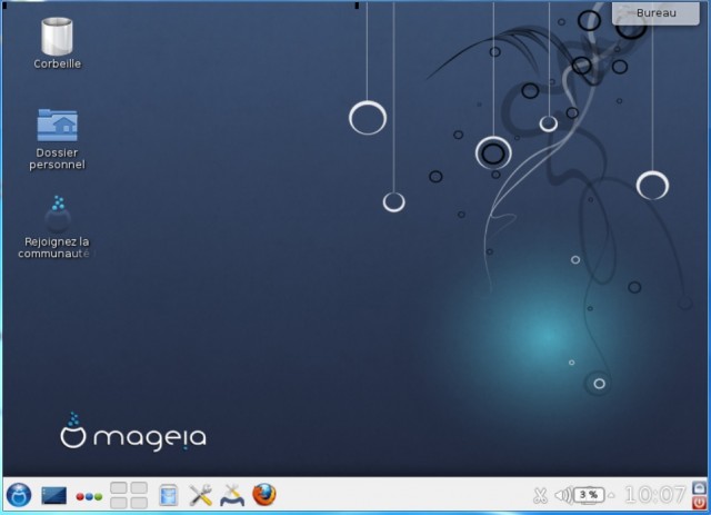 Mageia 3rc le bureau