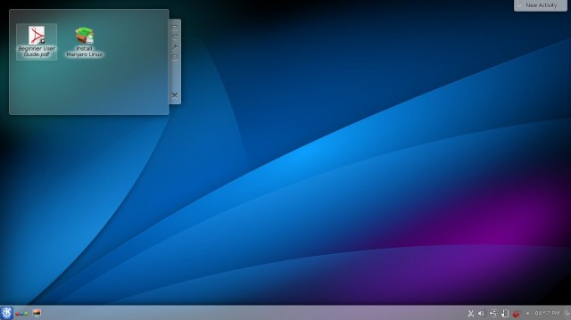 Manjaro avec KDE