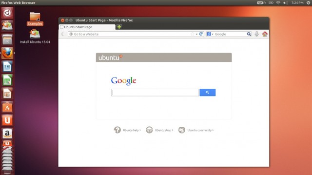 Ubuntu 13.04 internet