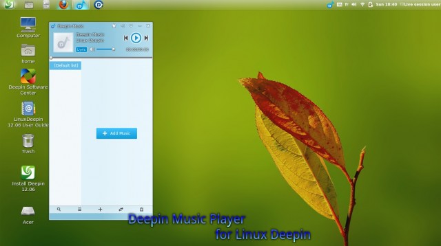 Deepin musique