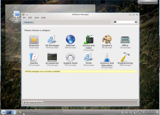 Linux Mint kde 14 logiciels