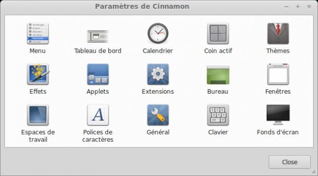 Cinnamon Settings