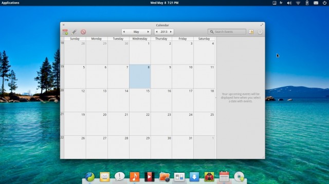 Elementary OS calendrier