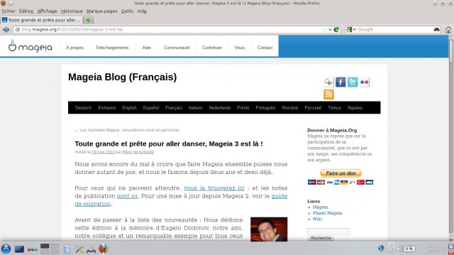 Mageia le blog