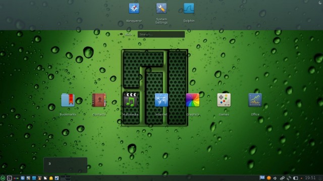 Manjaro kde bureau N°3