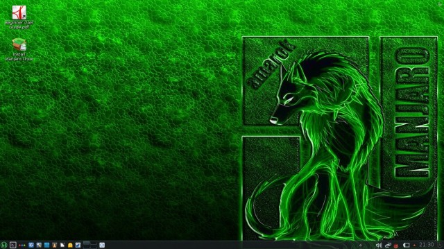 Manjaro kde fond d'écran