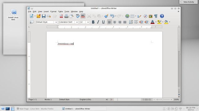 Libre Office Linux Mint 15