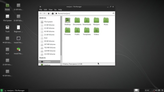 Manjaro file manager