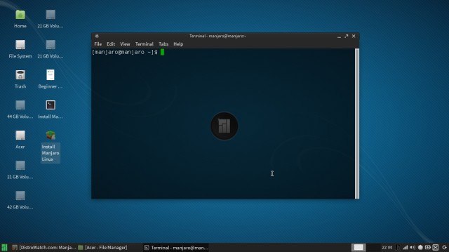 Manjaro le terminal