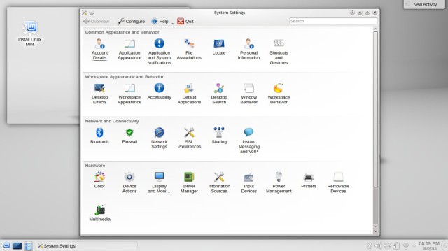 Paramétrer Linux Mint 15 KDE