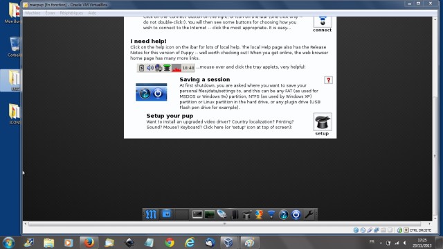 Macpup dans Virtualbox