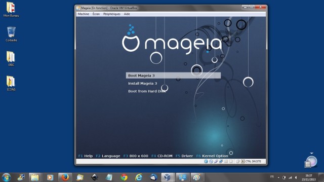 Mageia virtualisé