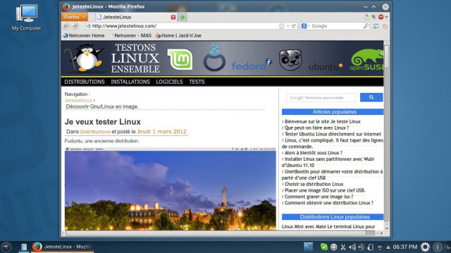 NetRunner 13.12 Firefox