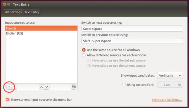 Ubuntu 14.04 clavier en français