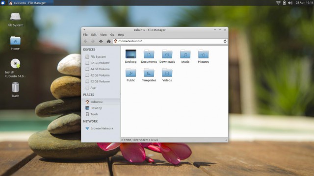 Xubuntu 14.04 parcourir ses fichiers