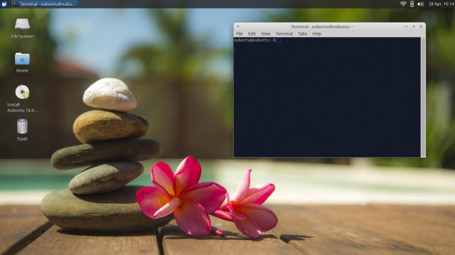 Xubuntu 14.04 le terminal