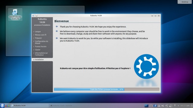 Installation de Kubuntu 14.04 LTS