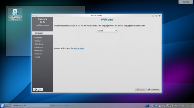 welcome Kubuntu 14.04 LTS