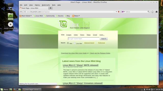 Linux Mint le site