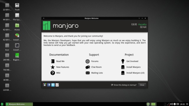 Manjaro xfce