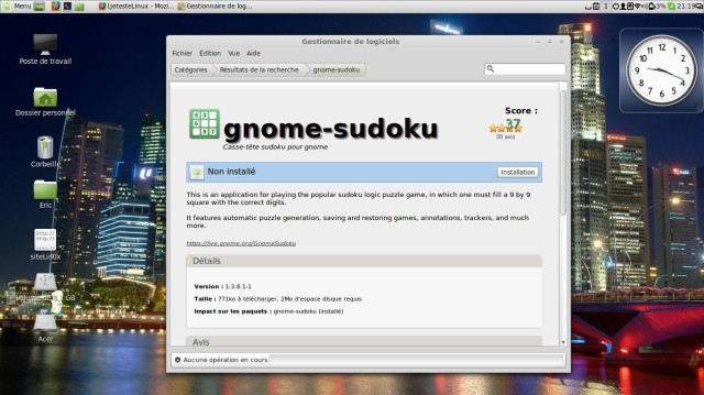 Sudoku gnome installation