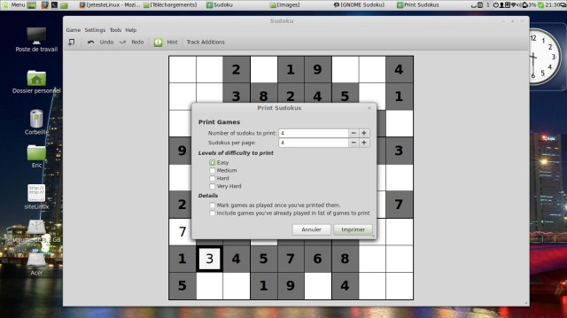 Sudoku Imprimer