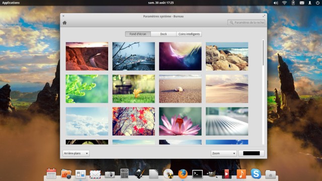 Changer fond Elementary os