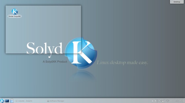 Solydk le bureau KDE