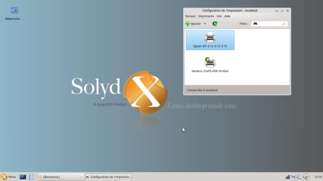 Solydx printer installée