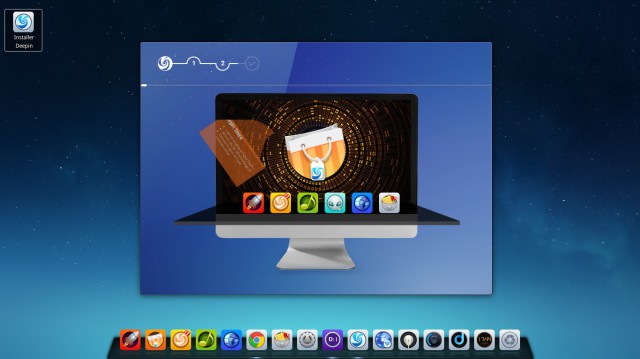 Deepin s'installe