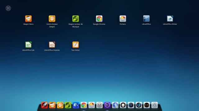 Deepin applications lancer