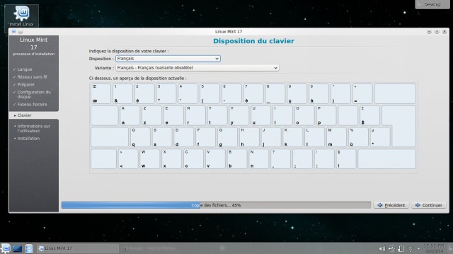 Fuseau horaire Paris Linux Mint