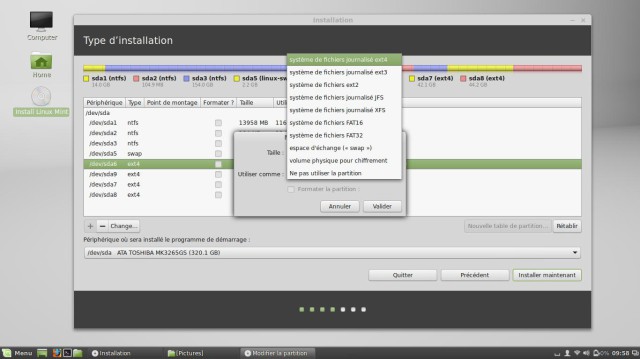 Linux Mint ext4