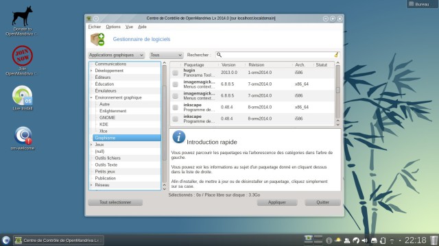 Openmandriva installer des logiciels