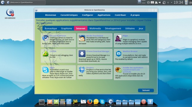 Openmandriva Thunderbird et skype