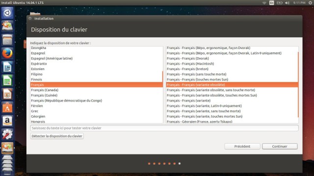 Ubuntu clavier