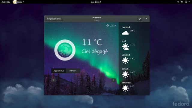 Fedora météo