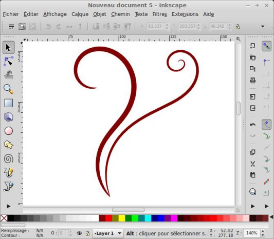 Arabesque avec Inkscape