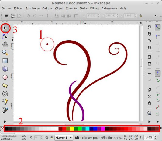 Disque Inkscape