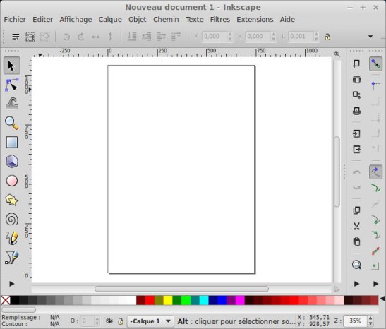 Inkscape ouvert